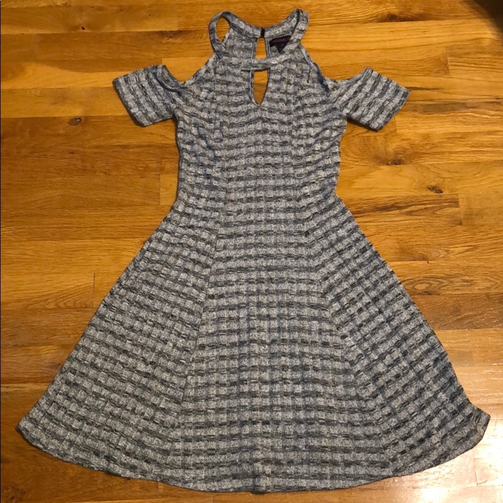 Women’s casual checkered dress